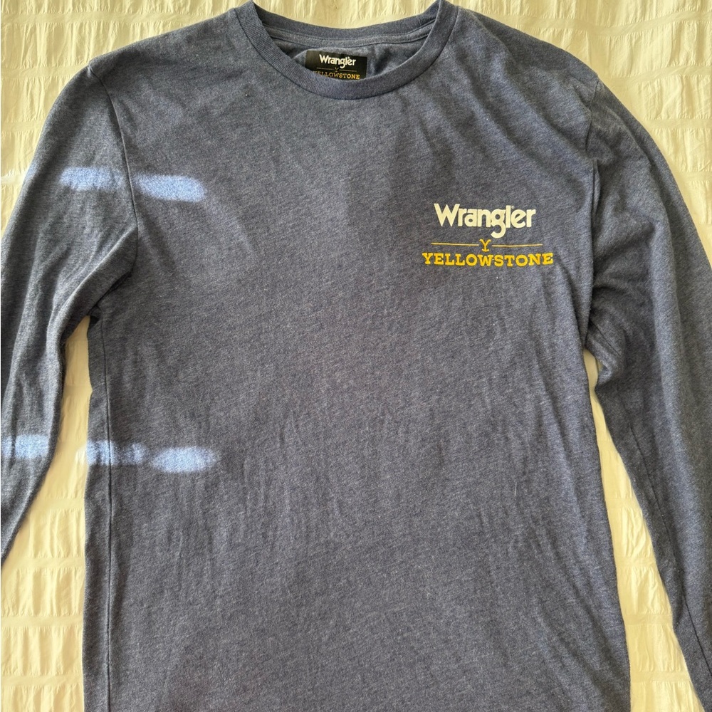 Wrangler women’s Heather Blue Long Sleeve Tee